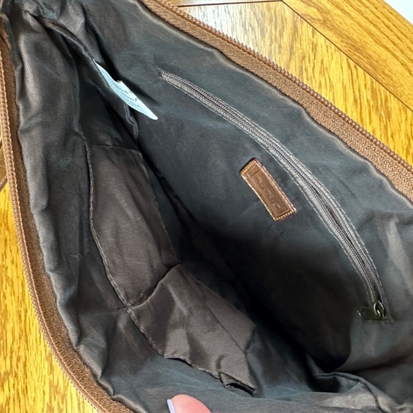 *BOC* Lt. Brown Leather Shoulder Purse - Picture 6 of 8